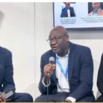 Prof. Chukwumerije Okereke, SPP President, speaking at the Nigerian Pavilion at COP29 Azerbaijan